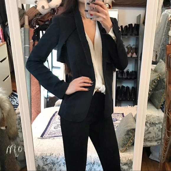 Alexander Wang | Jackets & Coats | Alexander Wang Black Tuxedo 豊富な通販サイト アレキサンダーワン ジャケット サイズ0 テーラードジャケット